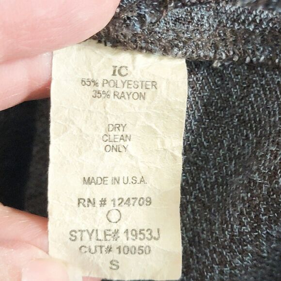 IC by Connie K Jacket Womens S Brown Striped Asymmetrical Open Front Cardigan - Picture 11 of 11